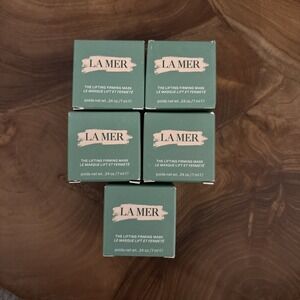 LOT OF 5 La Mer-The Lifting and Firming Mask 0.24 Oz Each NIB Travel New Mini
